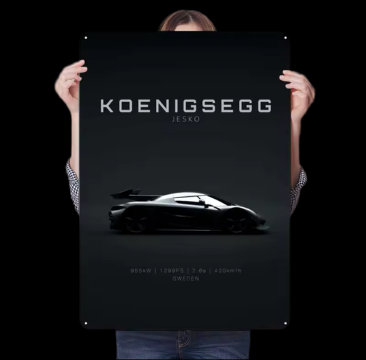 Cuadro de metal - Koenigsegg